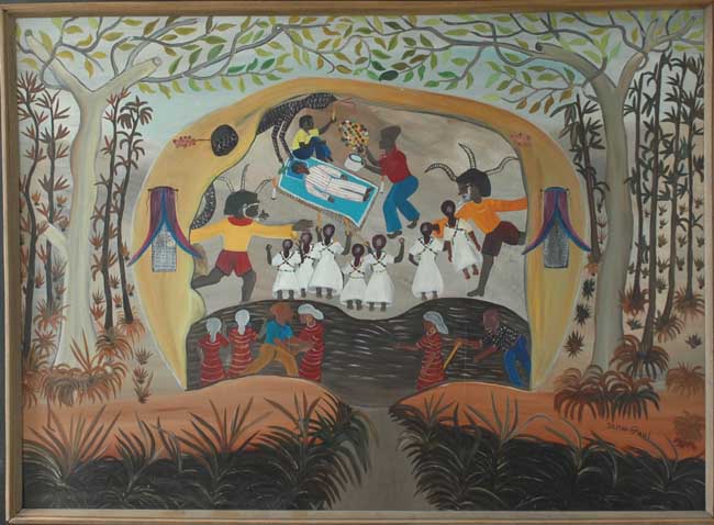 Haitian paintings by Manno Paul